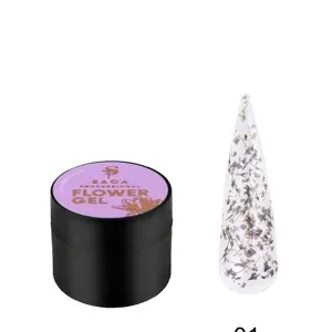 Гель із сухоцвітами, 5 мл №01 Flower Fairy Gel SAGA Professional